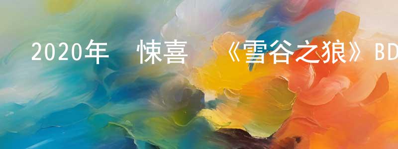 包詠梅的動漫綜藝大全,2020年驚悚喜劇《雪谷之狼》BD中英雙字幕迅雷下載_深夜電影